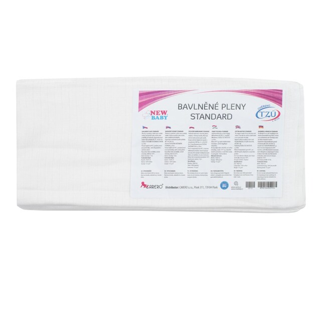 Bavlnené plienky NEW BABY 70x80 cm STANDARD, 10 ks