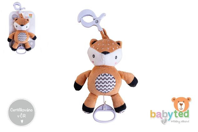 Srnka babyted naťahovací  plyš 30cm záves na postieľku/kočík