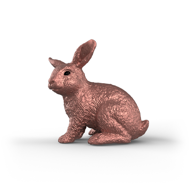 Schleich Iepuraș de Paște din aur roz