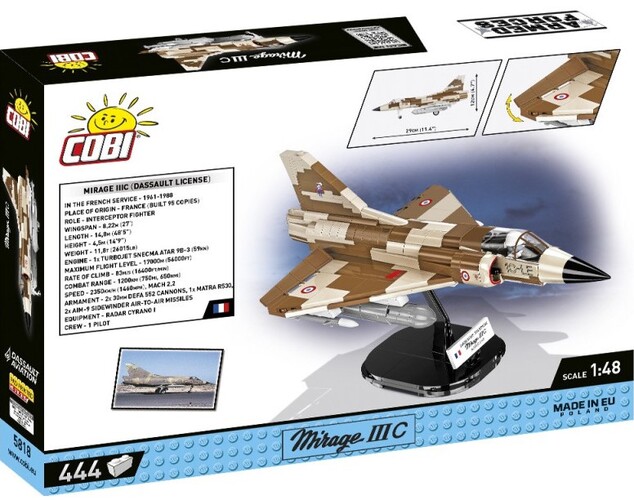 Cobi Kalter Krieg Mirage IIIC, 1:48, 452 PS