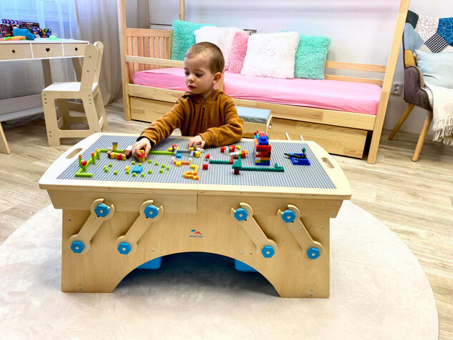 2Kids Toys Hrací stôl pre stavebnicu