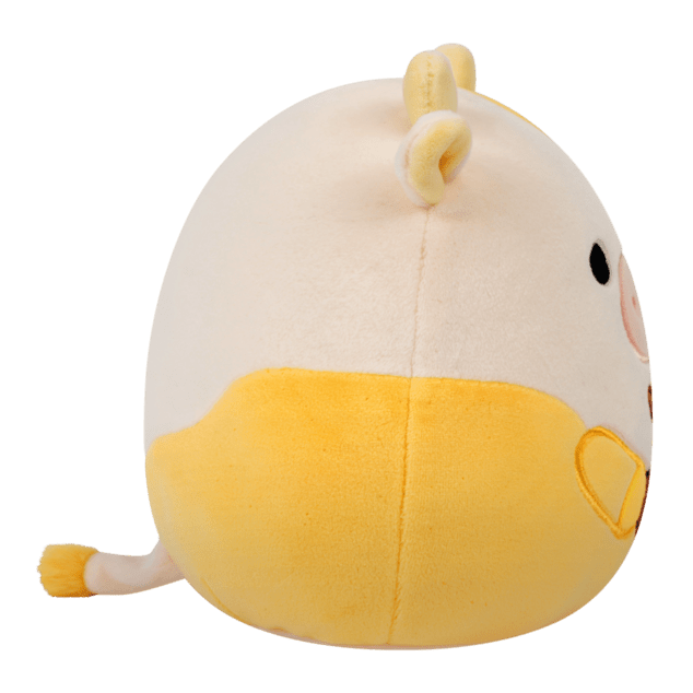 SQUISHMALLOWS Rumena kravica s čoko zajčkom - Bodie