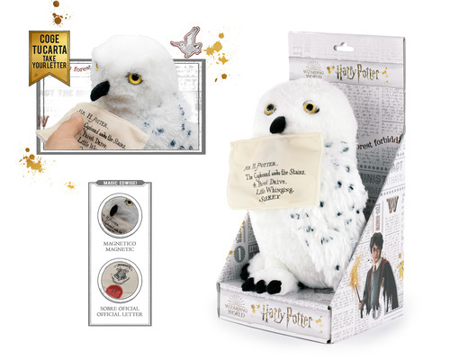 HARRY POTTER Hedwiga s obálkou plyšová hračka 18cm
