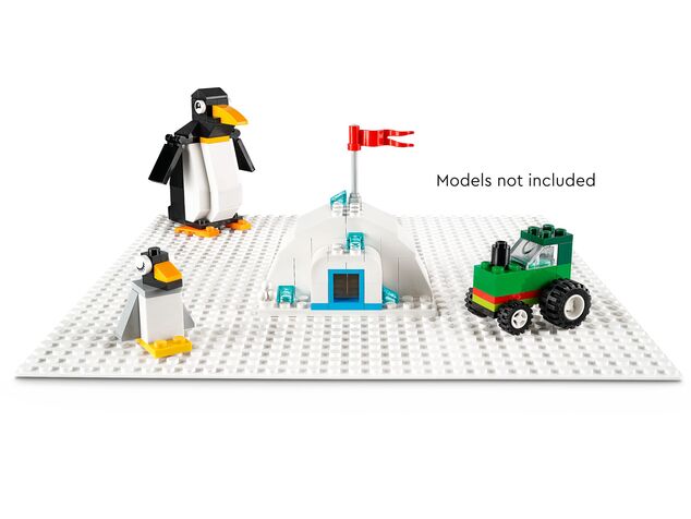 LEGO® Classic 11026 Biela podložka na stavanie