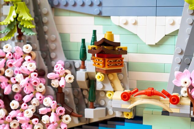 LEGO® Art 31218 Paisaje con huerto de cerezos