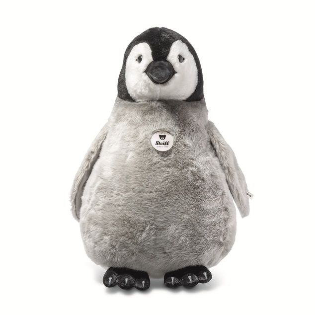 STEIFF Originals Flaps penguin, light grey 60cm plyšová hračka