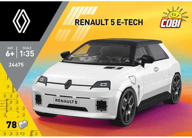 Cobi Renault 5 e-tech 1:35 Biela