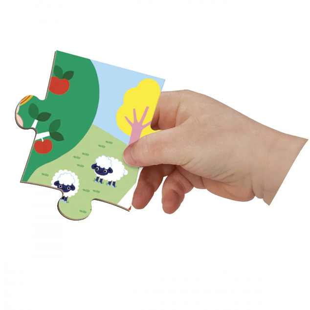 Janod Magnetipuzzle Ferma 24 buc în formă de valiză