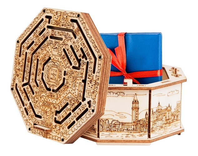 EscapeWelt 3D drvena slagalica zagonetke Secret Maze Box
