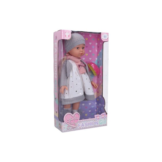 Bábika s hrebeňom 43cm