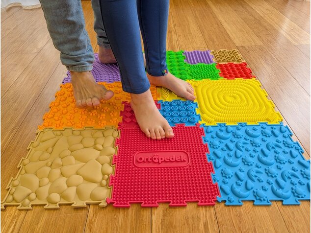Ortopedici - tappetini sensoriali 15 pz