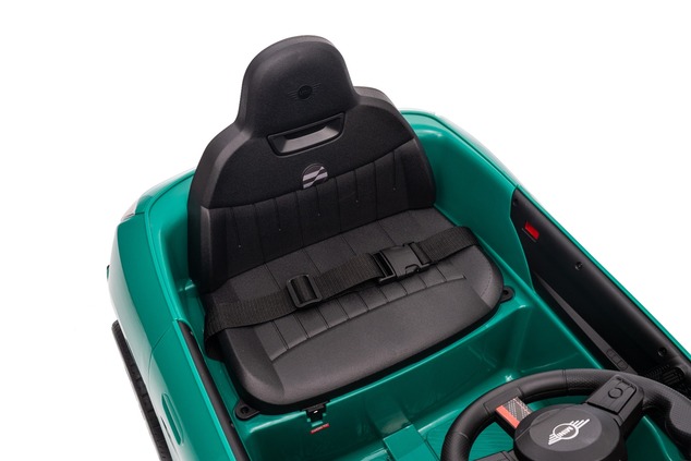 Elektrické autíčko BMW Mini Cooper 12V, zelené, USB Vstup s Bluetooth pripojením na MP3 Pr