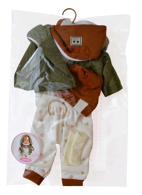 Llorens M844-65 oblečenie pre bábiku bábätko NEW BORN veľkosti 43-45cm