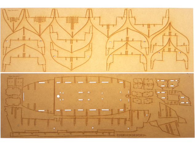 Vanguard Models HM Brig Harpy 1796 1:64 kit