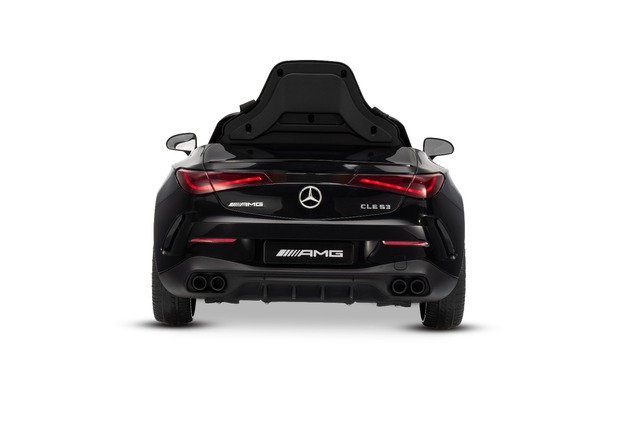 Elektrické autíčko Mercedes CLE 12V s pohonom zadných kolies, čierne, Jednomiestne, Lítiov