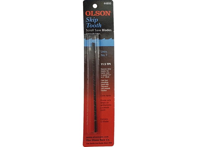 Olson list do lupienkovej pílky 1.14x0.43x127mm vlčí zub 11.5TPI (12ks)