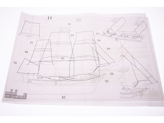 MINI MAMOLI HMS Bounty 1:135 kit