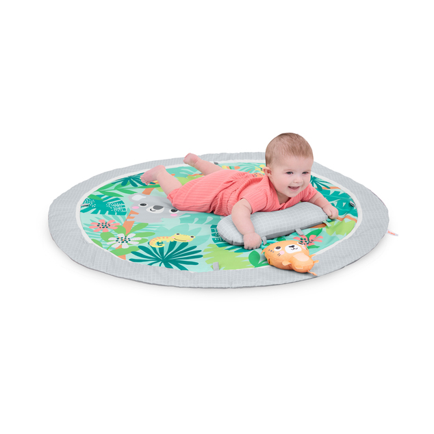 BRIGHT STARTS Deka na hranie s aktivitami Wild Rainforest™ FoldAway™ 0m+