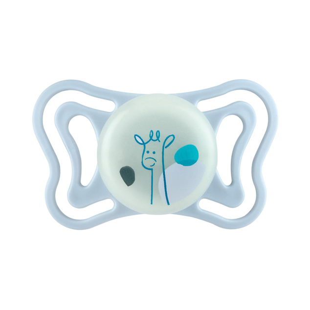 CHICCO Sucettes Physioforma Light en silicone orthodontiques neutres 2-6m, 2 pcs