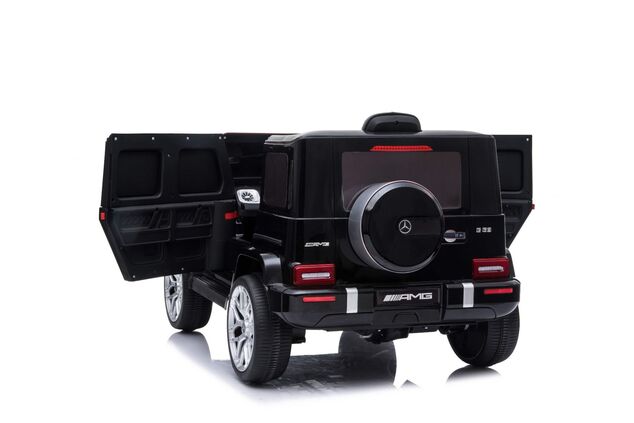 Elektrické autíčko Mercedes G63 12V, čierne, Jednomiestné sedadlo, Lítiová batéria