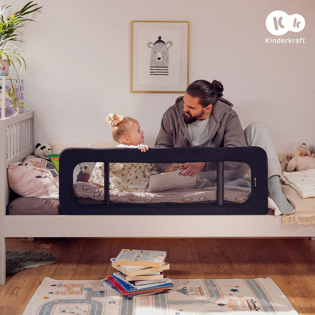 Kinderkraft Zábrana na postel Guard&amp;Dream Light Grey