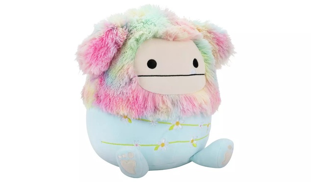 Squishmallows Bigfoot Curcubeu - Zozo, 30 cm