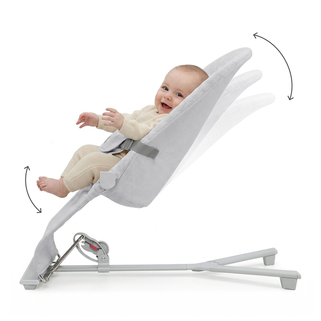 KINDERKRAFT Wippe Mimi Light grau, bis 9 kg