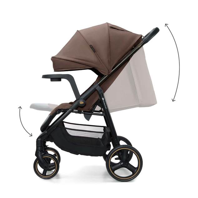 KINDERKRAFT Športni voziček Trig 3 Tray Velvet Mocca