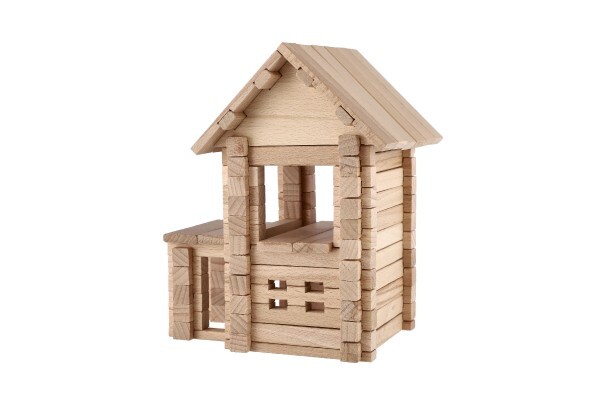 Bausatz Holzhaus 102 Teile in Schachtel 28x18x7cm