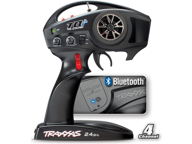 Traxxas vysielač TQi 4 kan., BlueTooth modul, prijímač TSM