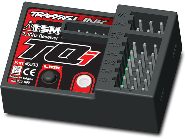 Traxxas vysielač TQi 2 kan., prijímač TSM