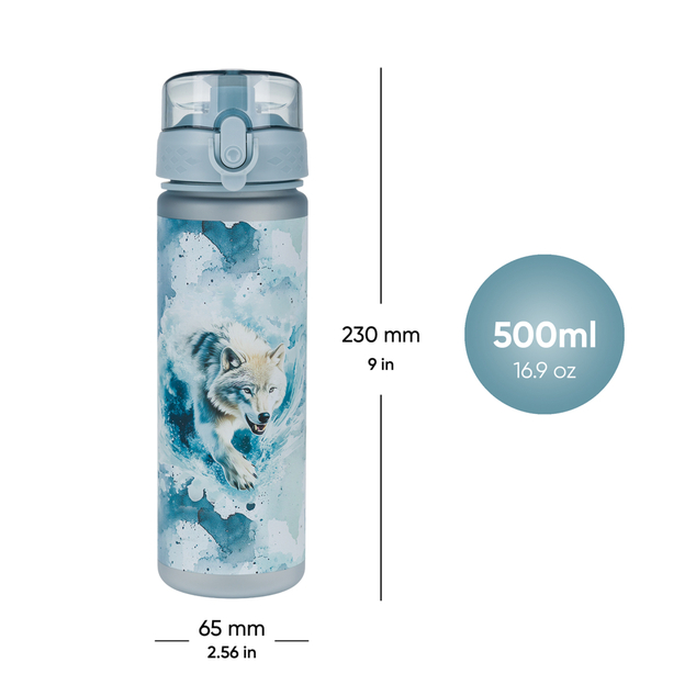 BAAGL Tritan-Flasche für Getränke Polar, 500 ml