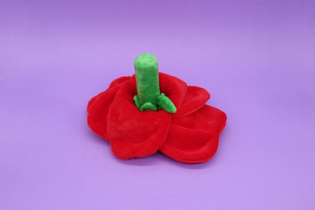 FLIPETZ 2v1 Cœur en peluche / rose - rouge