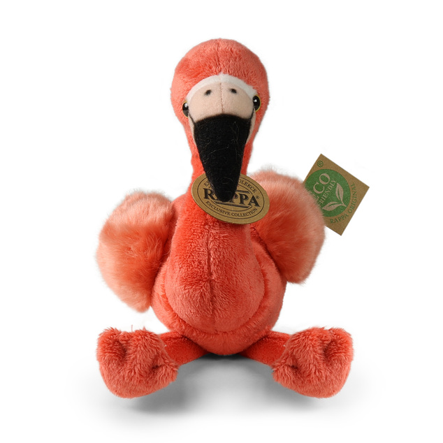 Uccello di peluche fenicottero 23 cm ECO-FRIENDLY