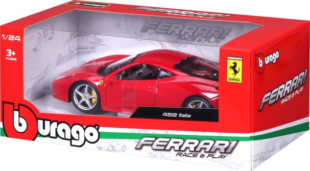 Bburago 1:24 Ferrari 458 Italia Rot