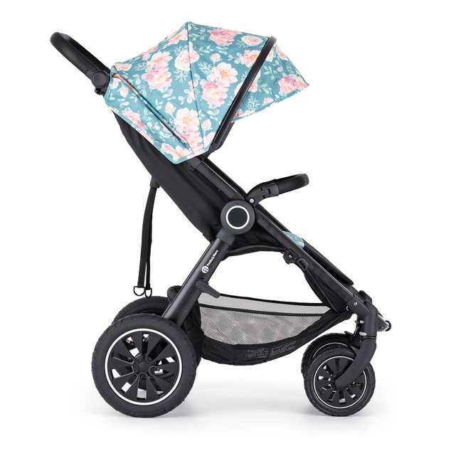 PETITE&amp;MARS Kočík Street+ Air Black + Strieška Limited 100 Roses
