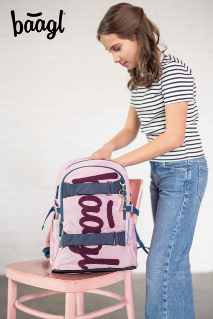 BAAGL Školski ruksak Skate Rose GRS