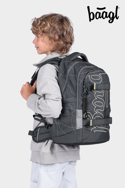 BAAGL Zaino scolastico Skate Max Wave GRS