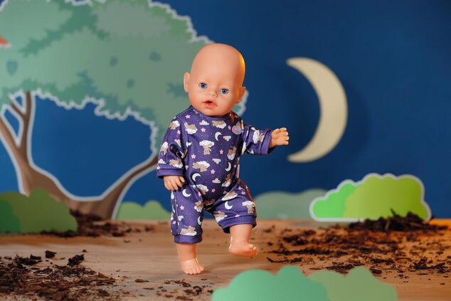 Zapf Medvedík BABY born Svietiace pyžamko