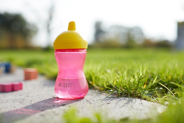 Philips AVENT Hrnček 300 ml Grippy s tvrdým náustkom dievča