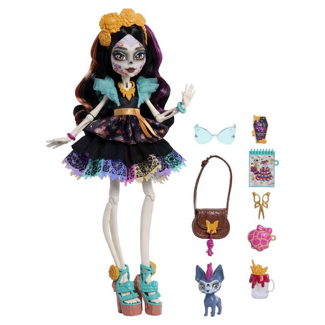 Mattel Monster High muñeca monstruo, SKELITA, JHK34