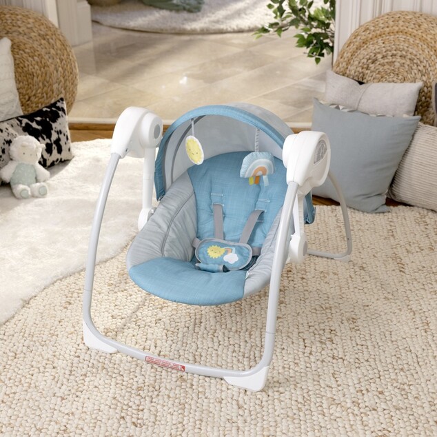 INGENUITY Altalena con melodia Sun Valley™ Teal 0m+ fino a 9kg