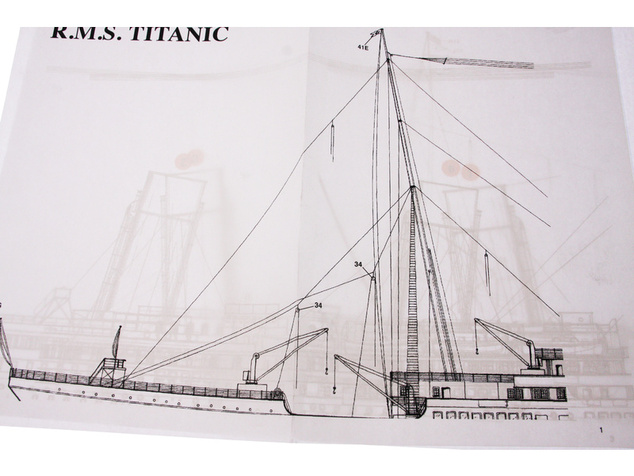Mantua Model Titanic 1:200 sada č.4 kit