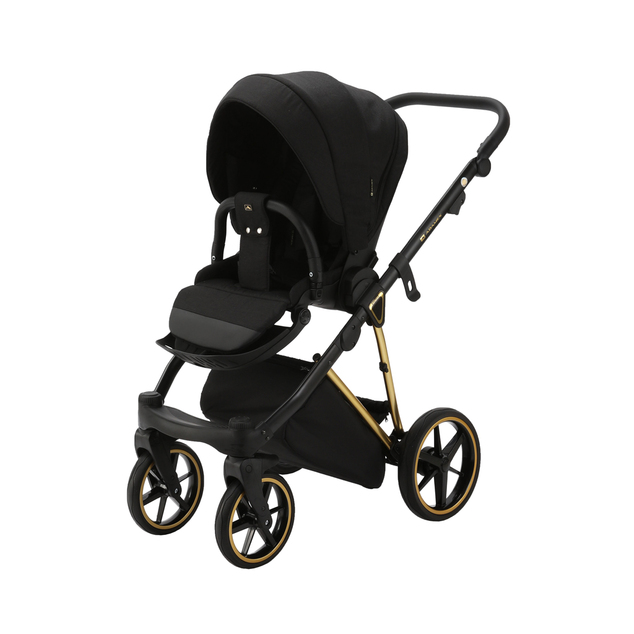 ADAMEX Kombikinderwagen Belissa Special Edition Schwarz/Gold