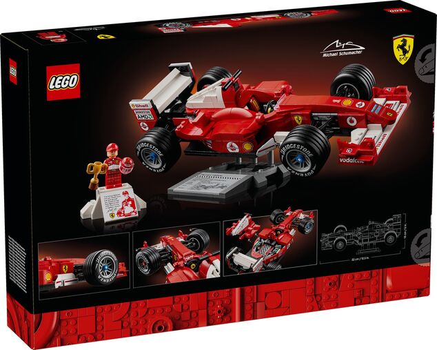 LEGO® Icons 11375 Ferrari F2004 és Michael Schumacher