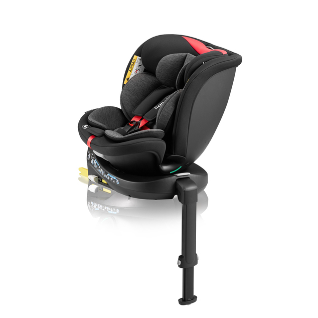 LIONELO Autosedačka Navy i-Size (40-150 cm) Black Red