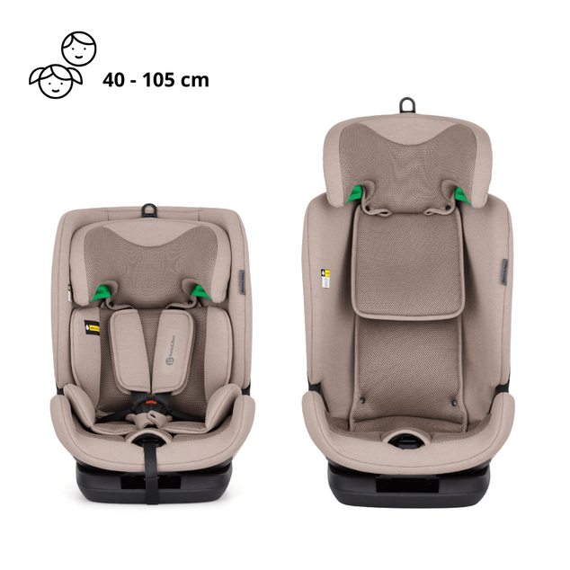 PETITE&amp;MARS Столче за кола Prime Pro i-Size Tan Brown Air 76-150 cm (9-36 kg)