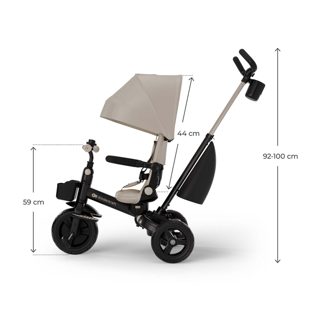 KINDERKRAFT Dreirad Aveo 2 Plus Beige