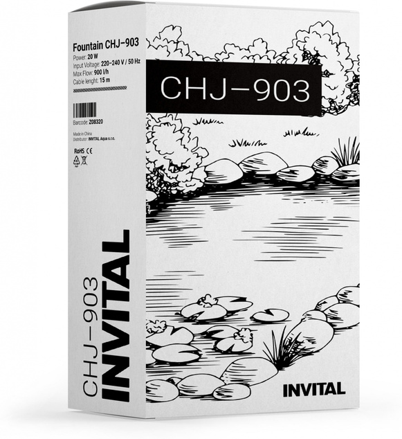 INVITAL fontána s filtráciou CHJ-903