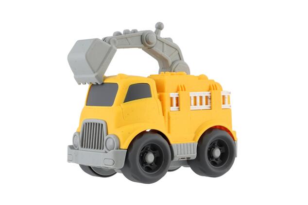Auto da costruzione 3 pezzi a ruota libera 7x10cm